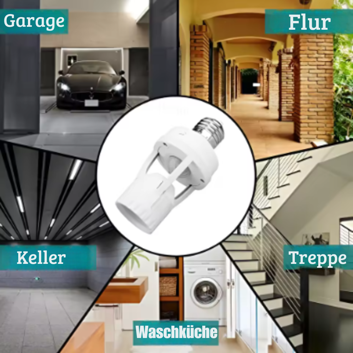 Bewegungssensor-Lampe