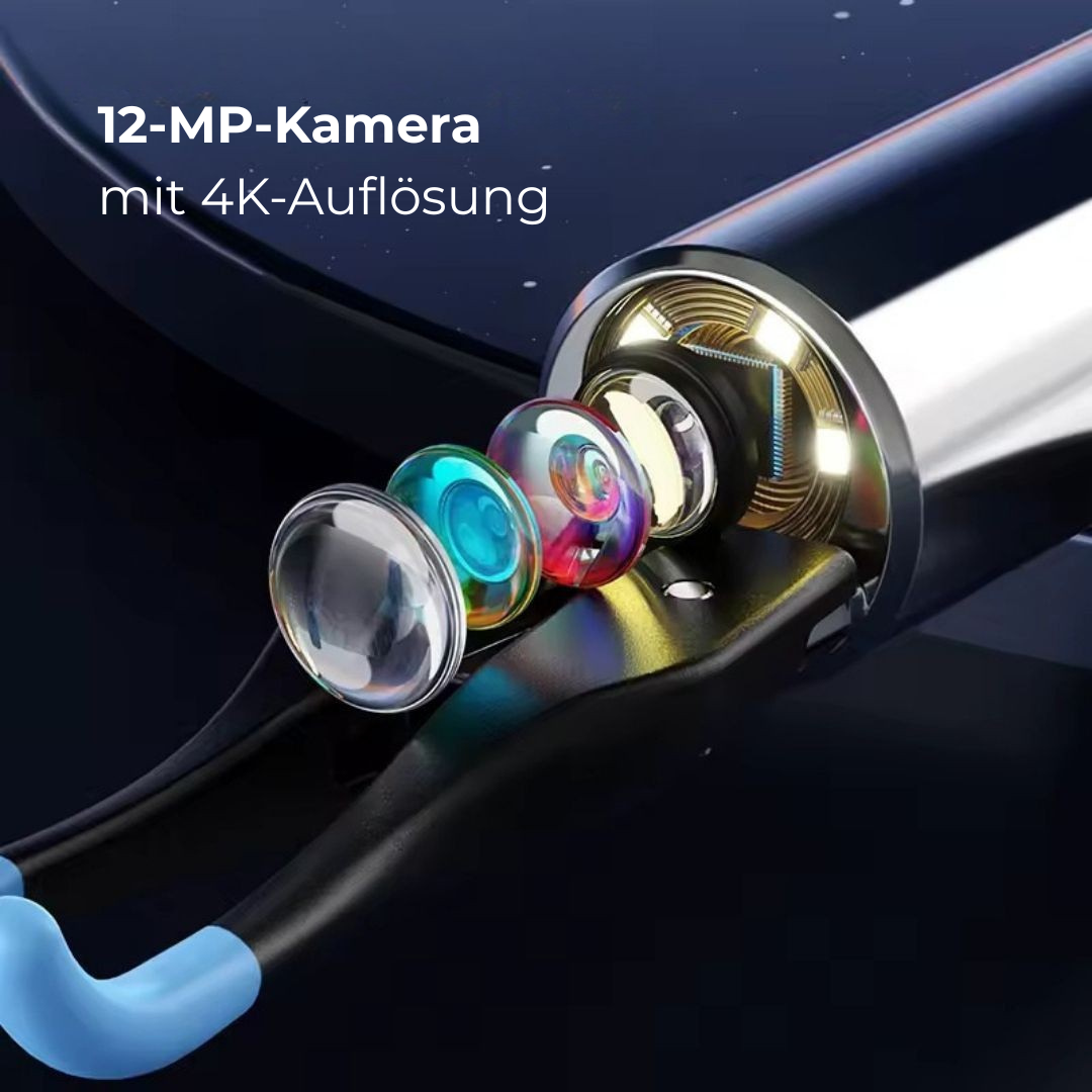 Smarter Ohrreiniger 2-in-1 mit 4K-Kamera – für iOS & Android